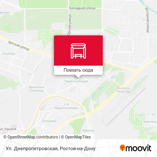 Карта Ул. Днепропетровская