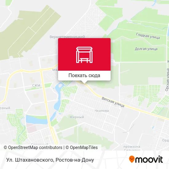 Карта Ул. Штахановского