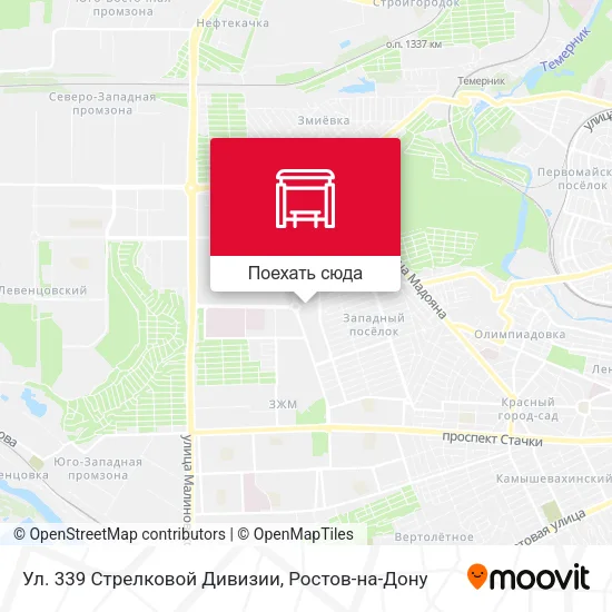 Карта Ул. 339 Стрелковой Дивизии
