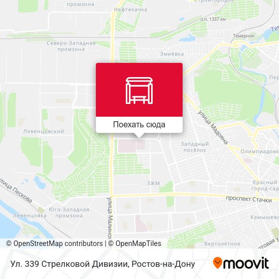 Карта Ул. 339 Стрелковой Дивизии