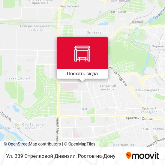 Карта Ул. 339 Стрелковой Дивизии