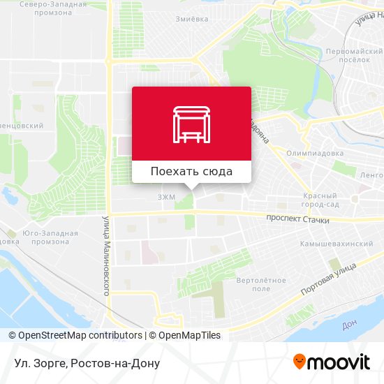 Карта Ул. Зорге