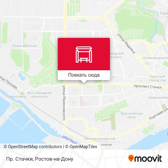 Карта Пр. Стачки
