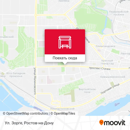 Карта Ул. Зорге