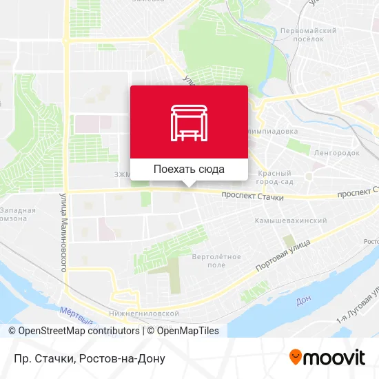 Карта Пр. Стачки