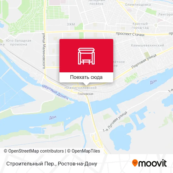 Карта Строительный Пер.