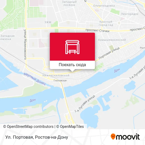 Карта Ул. Портовая