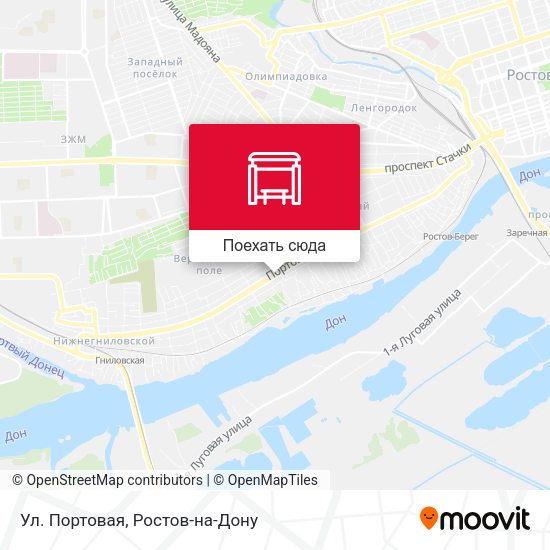 Карта Ул. Портовая
