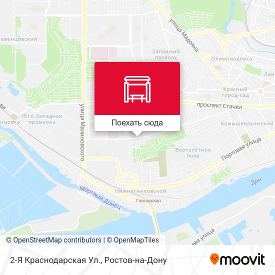 Карта 2-Я Краснодарская Ул.