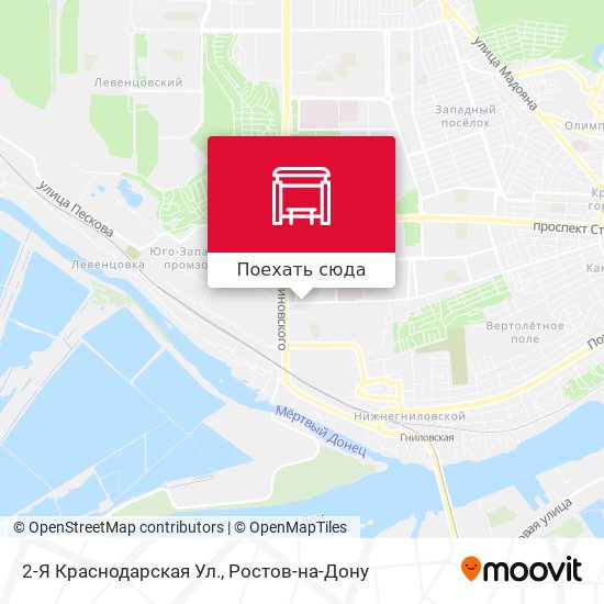 Карта 2-Я Краснодарская Ул.