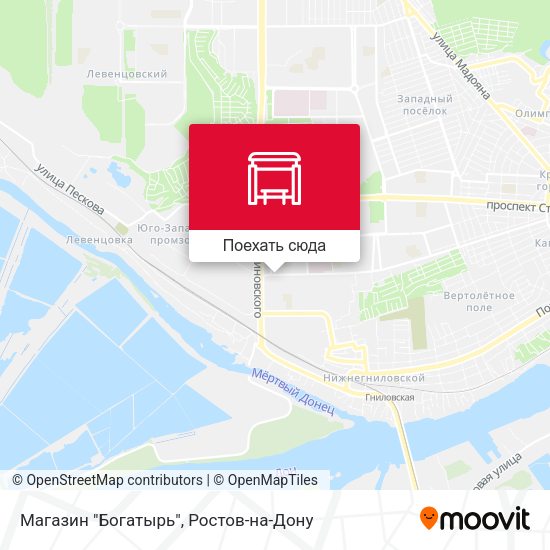 Карта Магазин "Богатырь"