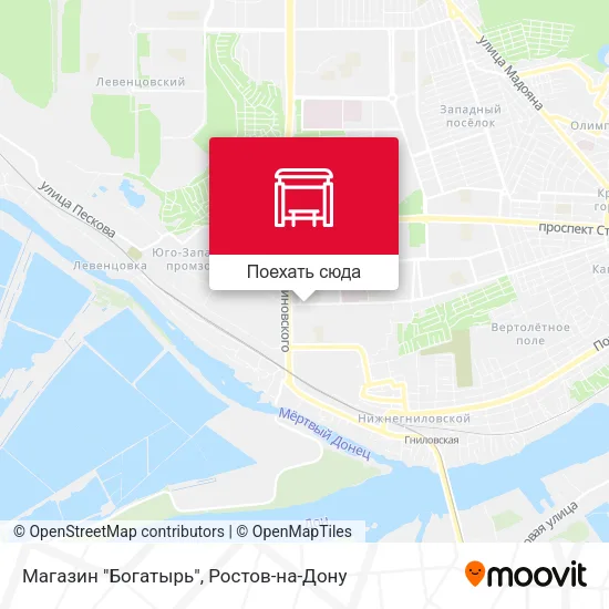 Карта Магазин "Богатырь"