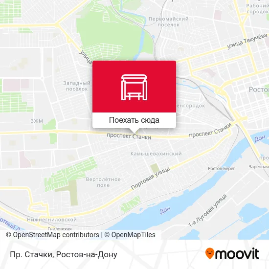 Карта Пр. Стачки