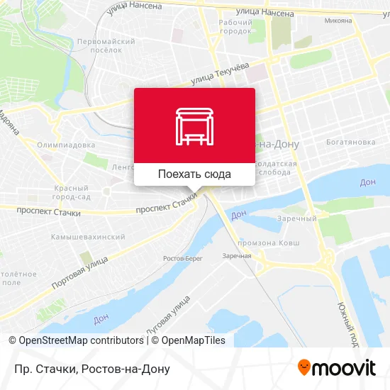 Карта Пр. Стачки