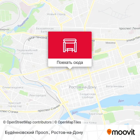 Карта Будённовский Просп.