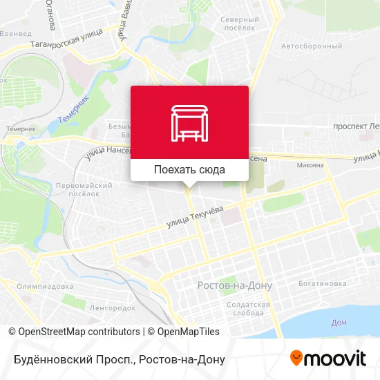 Карта Будённовский Просп.