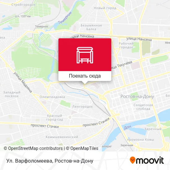 Карта Ул. Варфоломеева