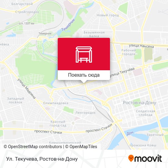 Карта Ул. Текучева