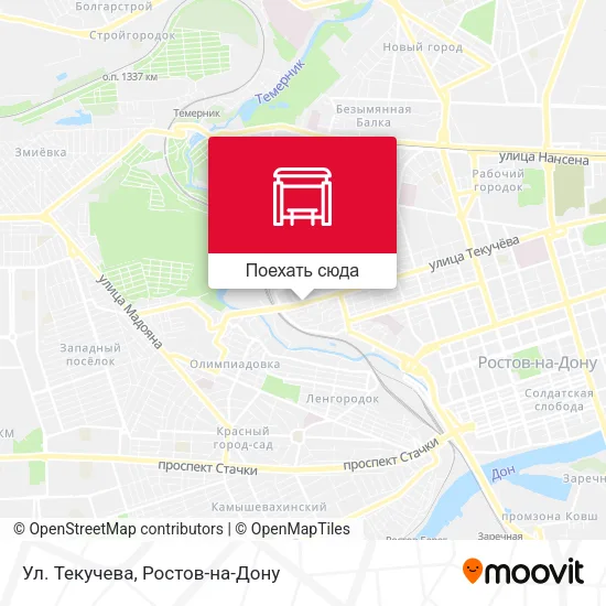 Карта Ул. Текучева