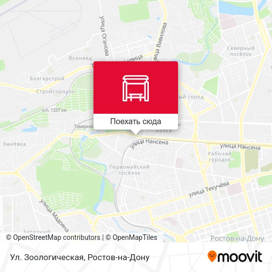 Карта Ул. Зоологическая