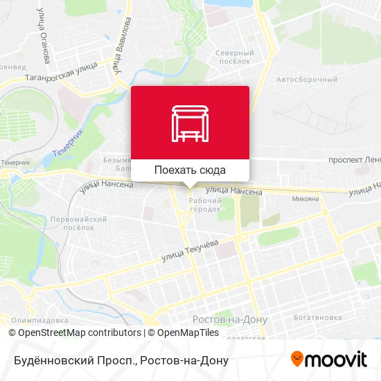 Карта Будённовский Просп.