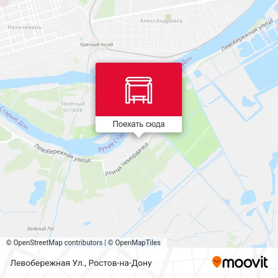 Карта Левобережная Ул.