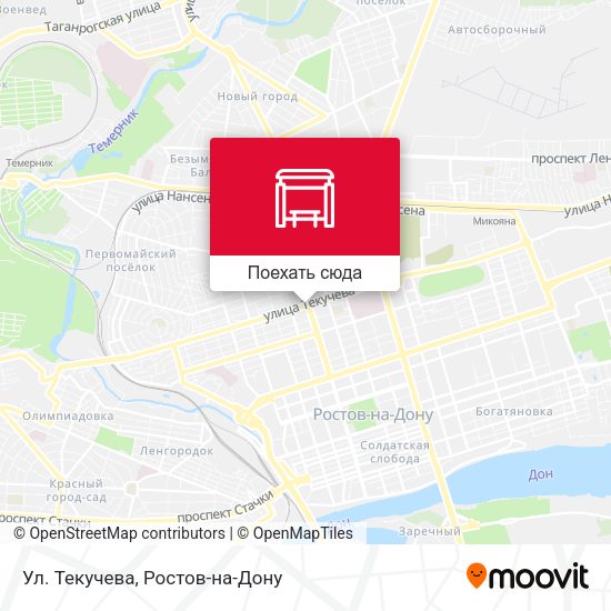 Карта Ул. Текучева