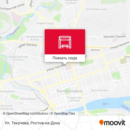 Карта Ул. Текучева