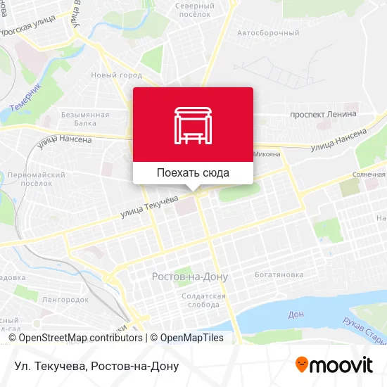 Карта Ул. Текучева