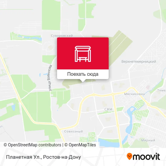 Карта Планетная Ул.