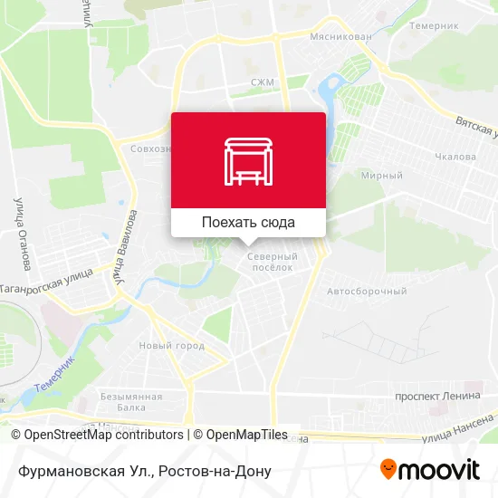 Карта Фурмановская Ул.
