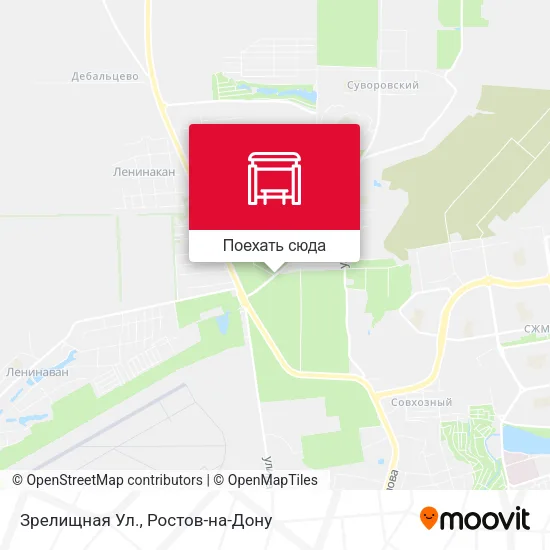 Карта Зрелищная Ул.