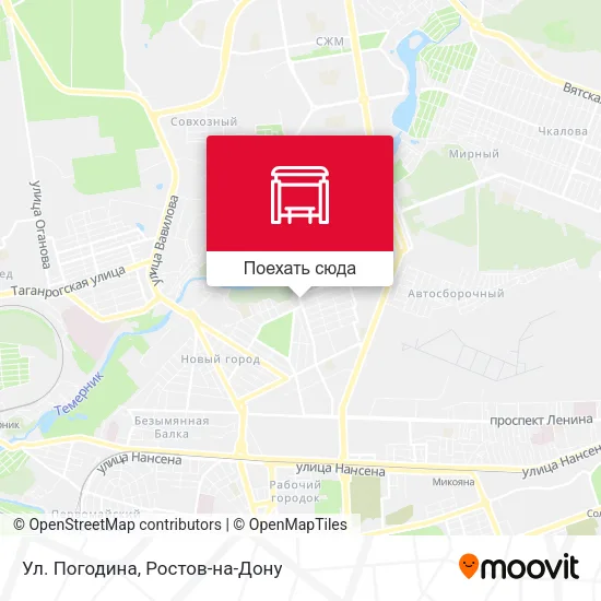 Карта Ул. Погодина