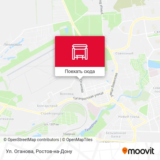 Карта Ул. Оганова