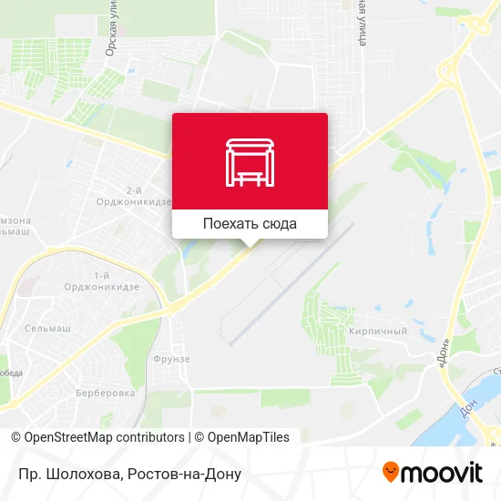 Карта Пр. Шолохова