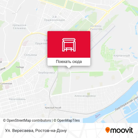 Карта Ул. Вересаева