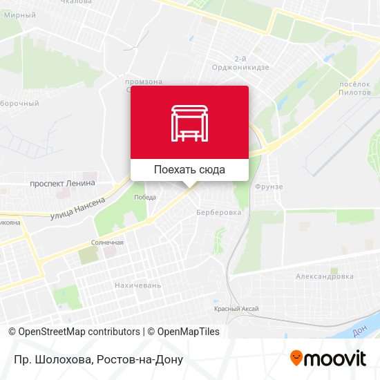 Карта Пр. Шолохова