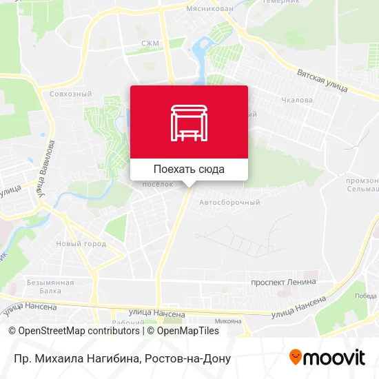 Карта Пр. Михаила Нагибина