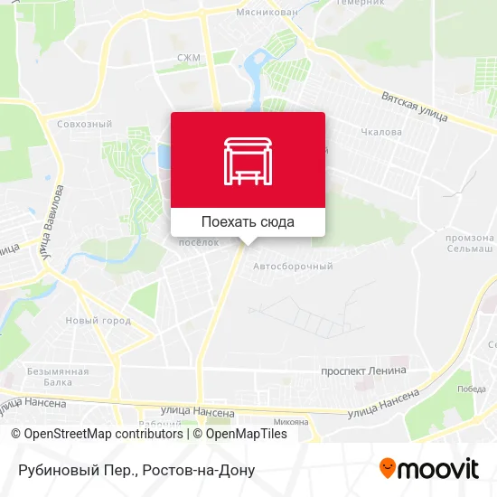 Карта Рубиновый Пер.