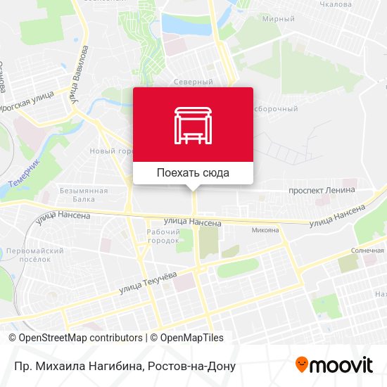 Карта Пр. Михаила Нагибина