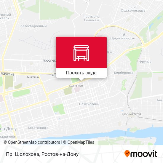 Карта Пр. Шолохова