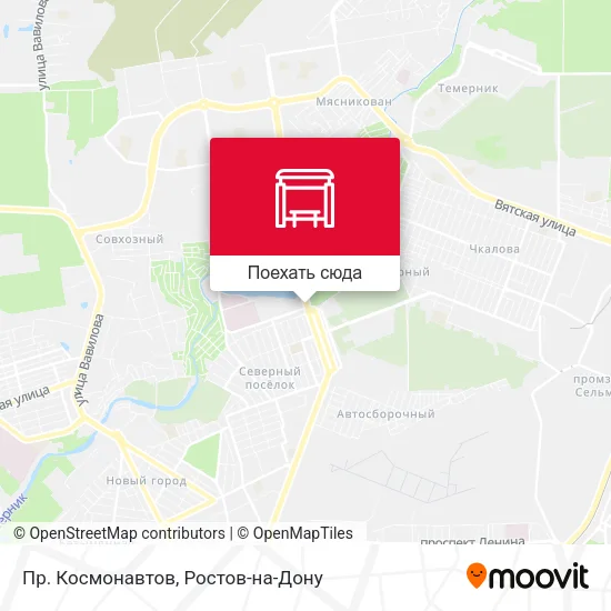 Карта Пр. Космонавтов