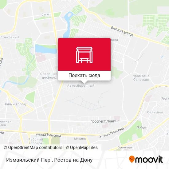 Карта Измаильский Пер.
