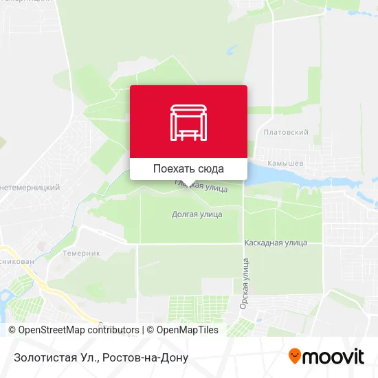 Карта Золотистая Ул.