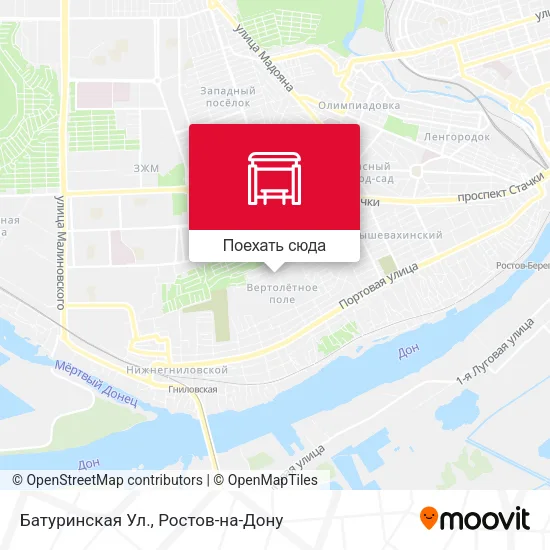 Карта Батуринская Ул.
