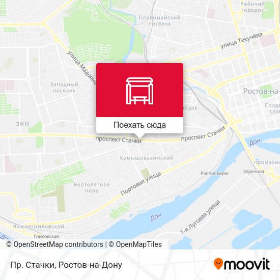 Карта Пр. Стачки