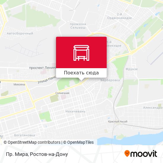 Карта Пр. Мира