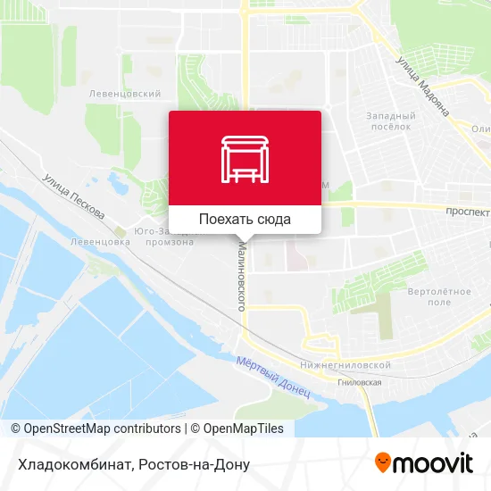 Карта Хладокомбинат