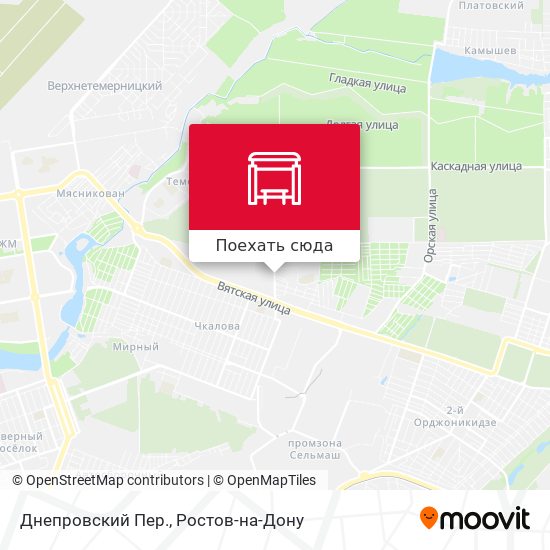 Карта Днепровский Пер.