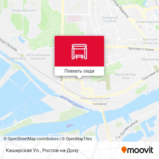 Карта Каширская Ул.